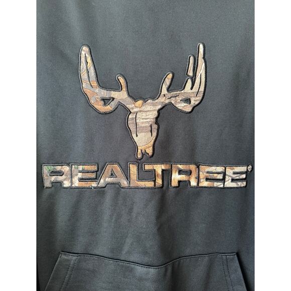 Realtree Signature Buck Logo Performance Hoodie Camo Lined Outdoor Hunting SZ XL - Picture 2 of 10